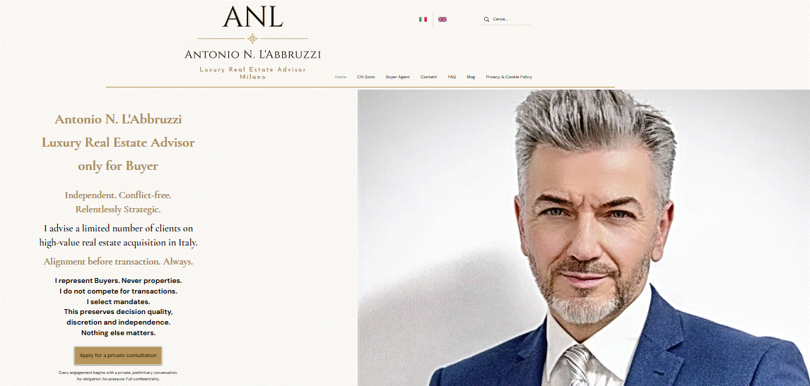 Luxury real estate advisor